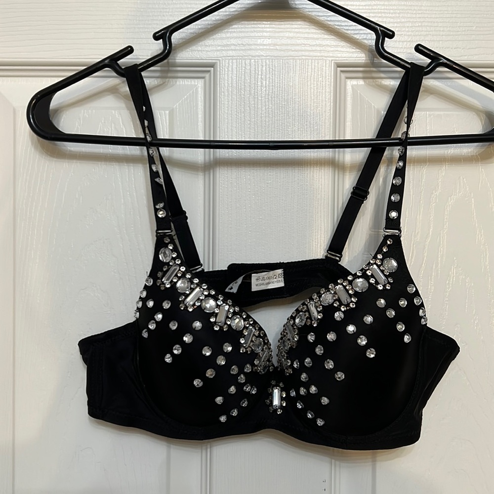 Rhinestone bra